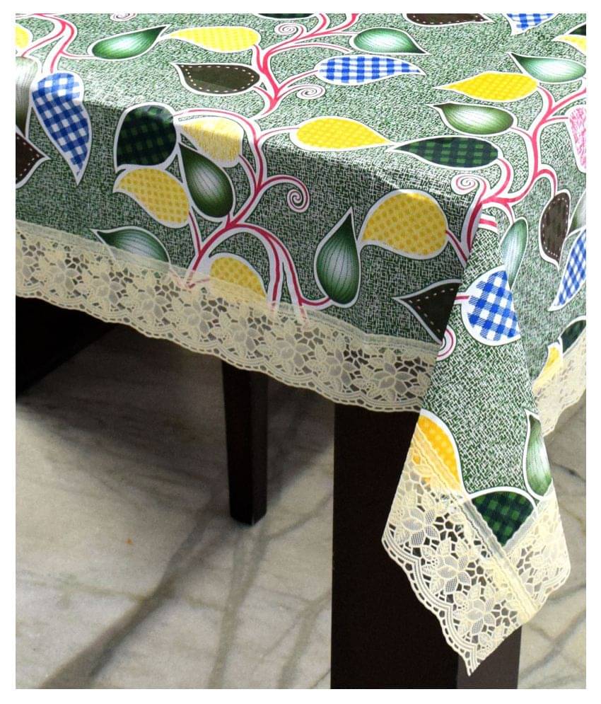     			Multicolor PVC Table Cover (Pack of 1)