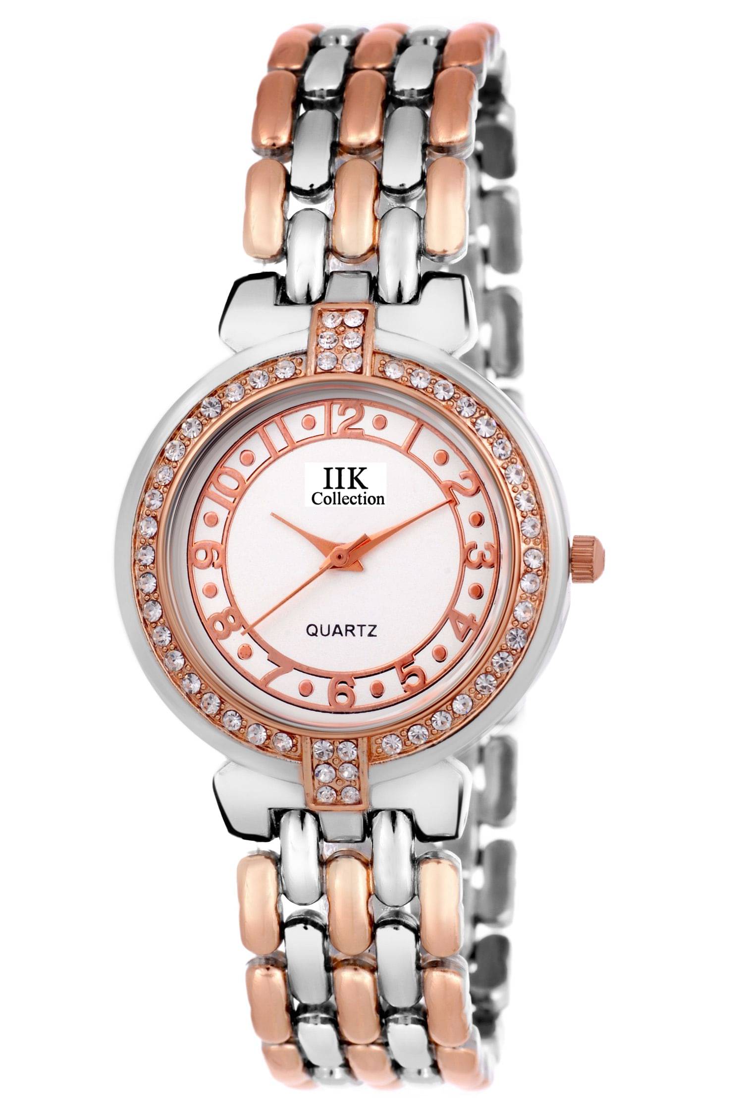     			IIK COLLECTION Metal Round Womens Watch
