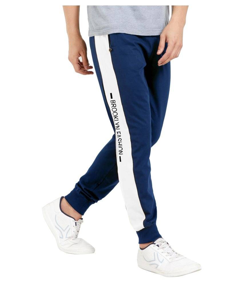 Maniac - Navy Cotton Men's Joggers ( Pack of 1 ) Maniac - Navy Cotton Men's Joggers ( Pack of 1 )