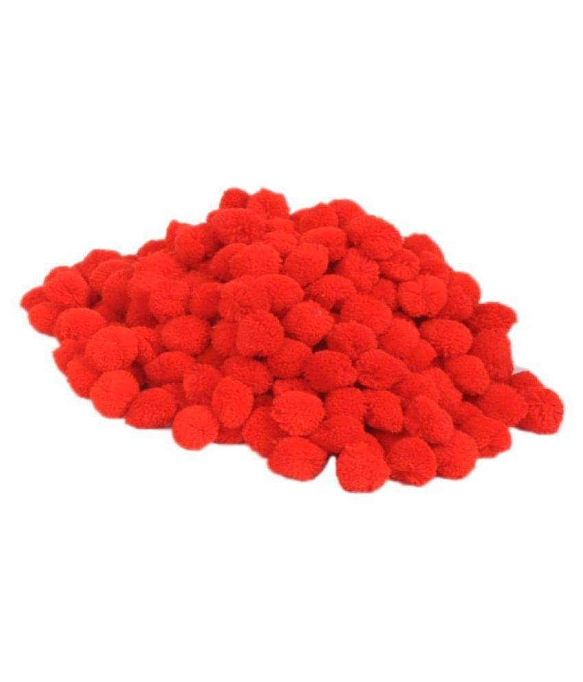     			Vardhman Other Pom Pom Wool balls used for art & craft Jewellery making etc ( Pack of 1 )