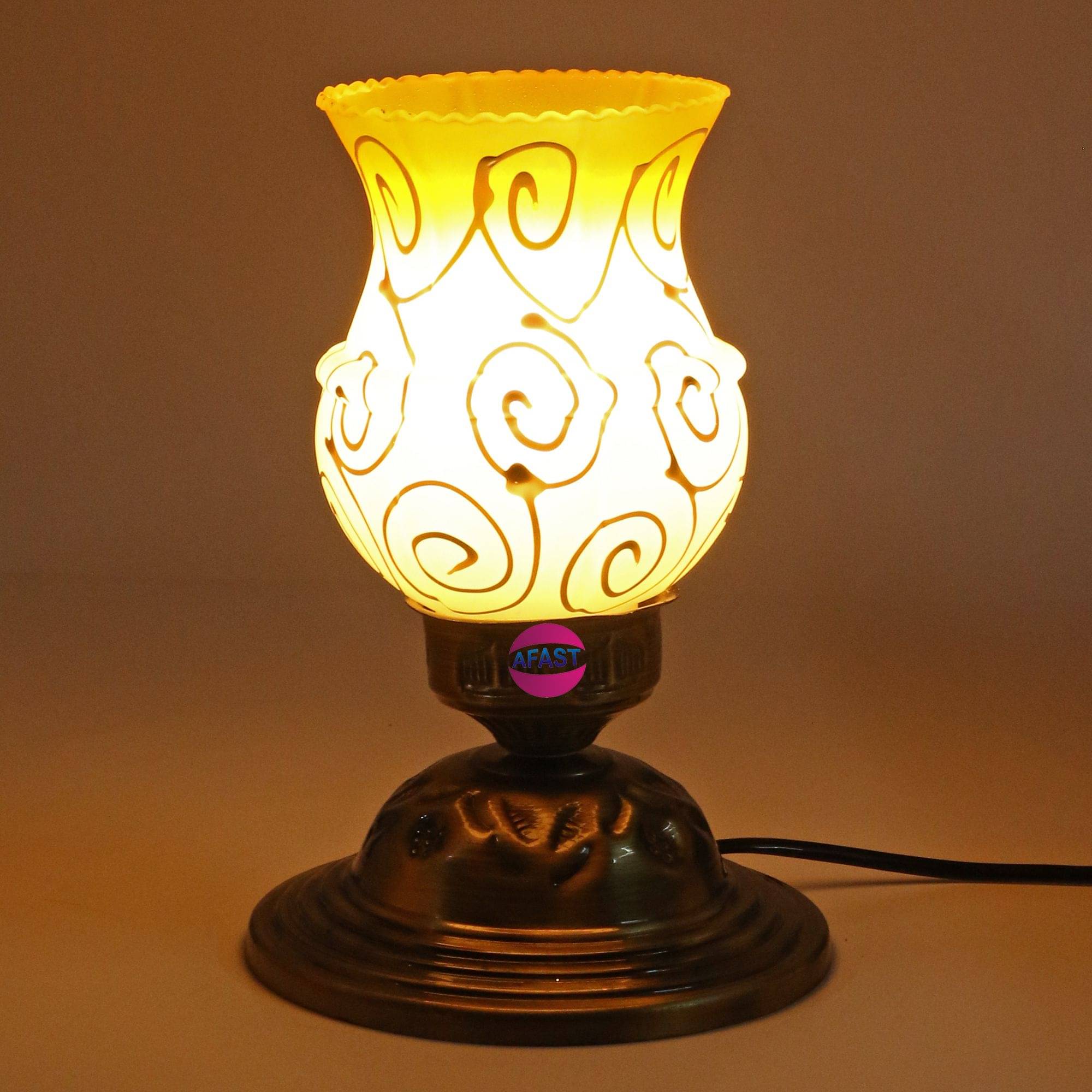     			AFAST Glass Table Lamp - Pack of 1