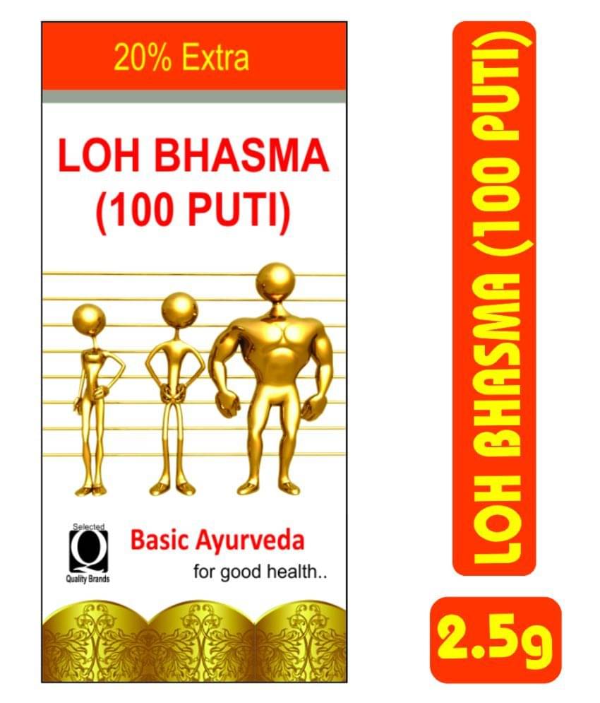     			Basic Ayurveda Loh Bhasma Powder 2500 mg Pack Of 4