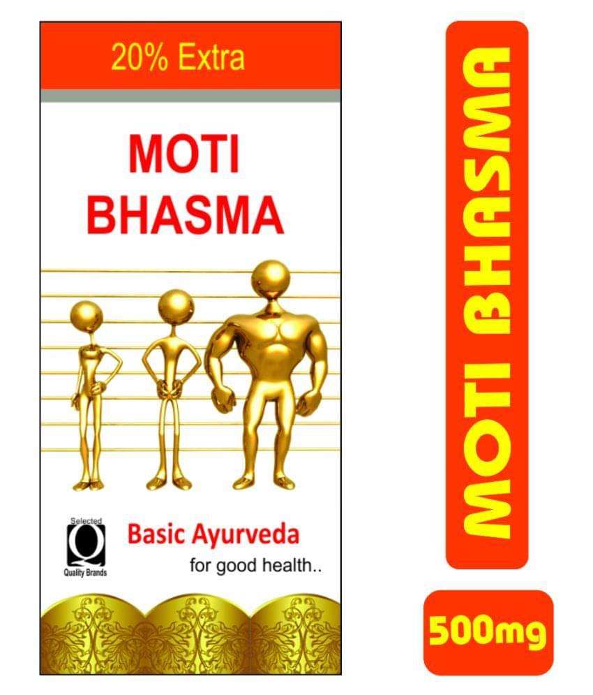     			Basic Ayurveda Moti Bhasma Powder 500 mg Pack of 3