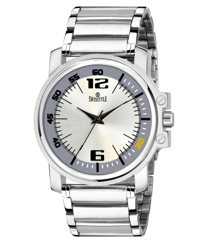     			Swisstyle - Silver Stainless Steel Analog Men's Watch