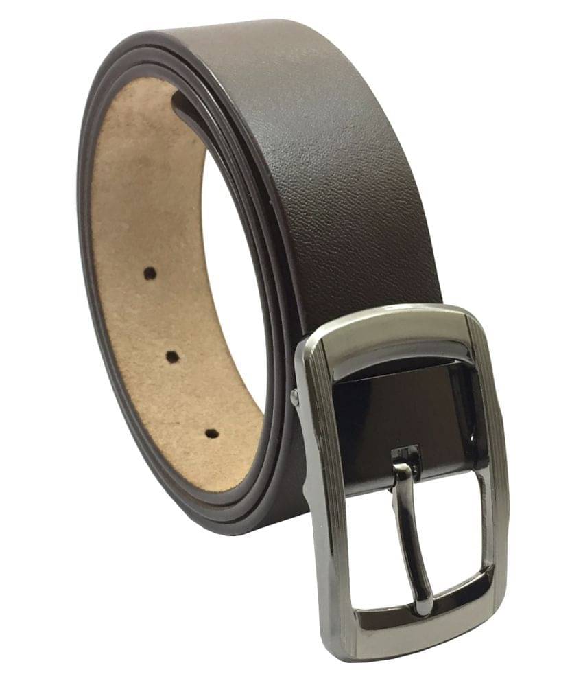    			MSABL Brown Leather Formal Belt