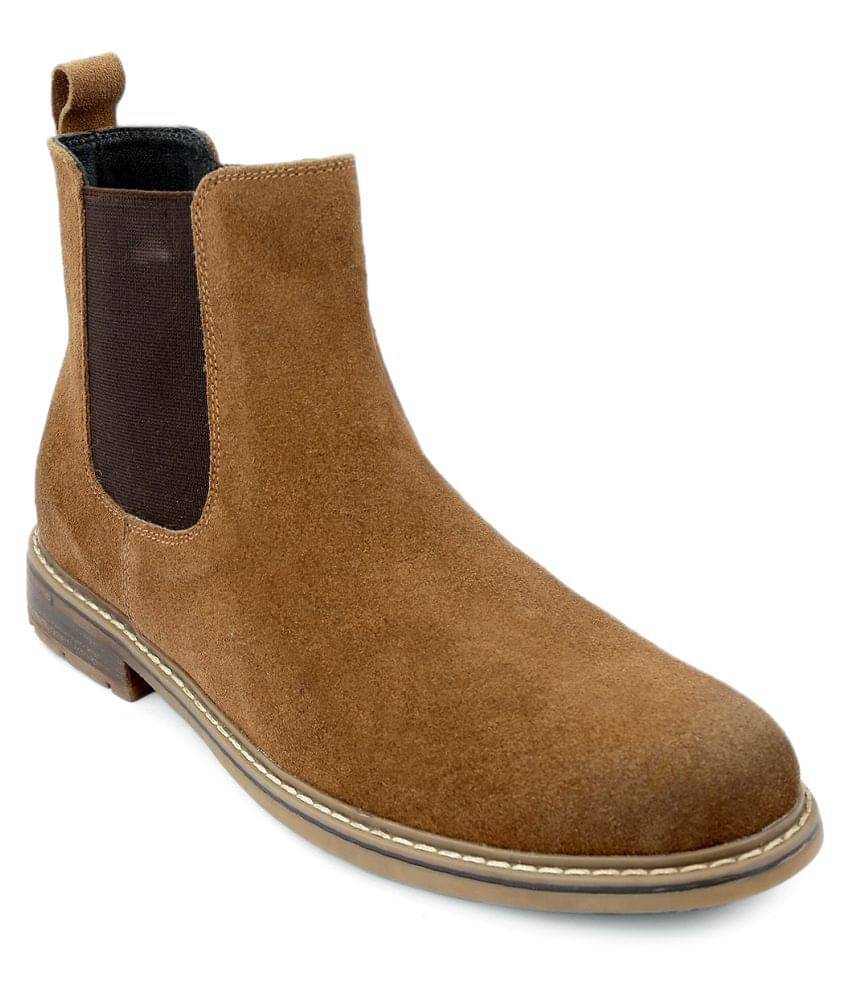 SHENCES Camel Casual Boot SHENCES Camel Casual Boot