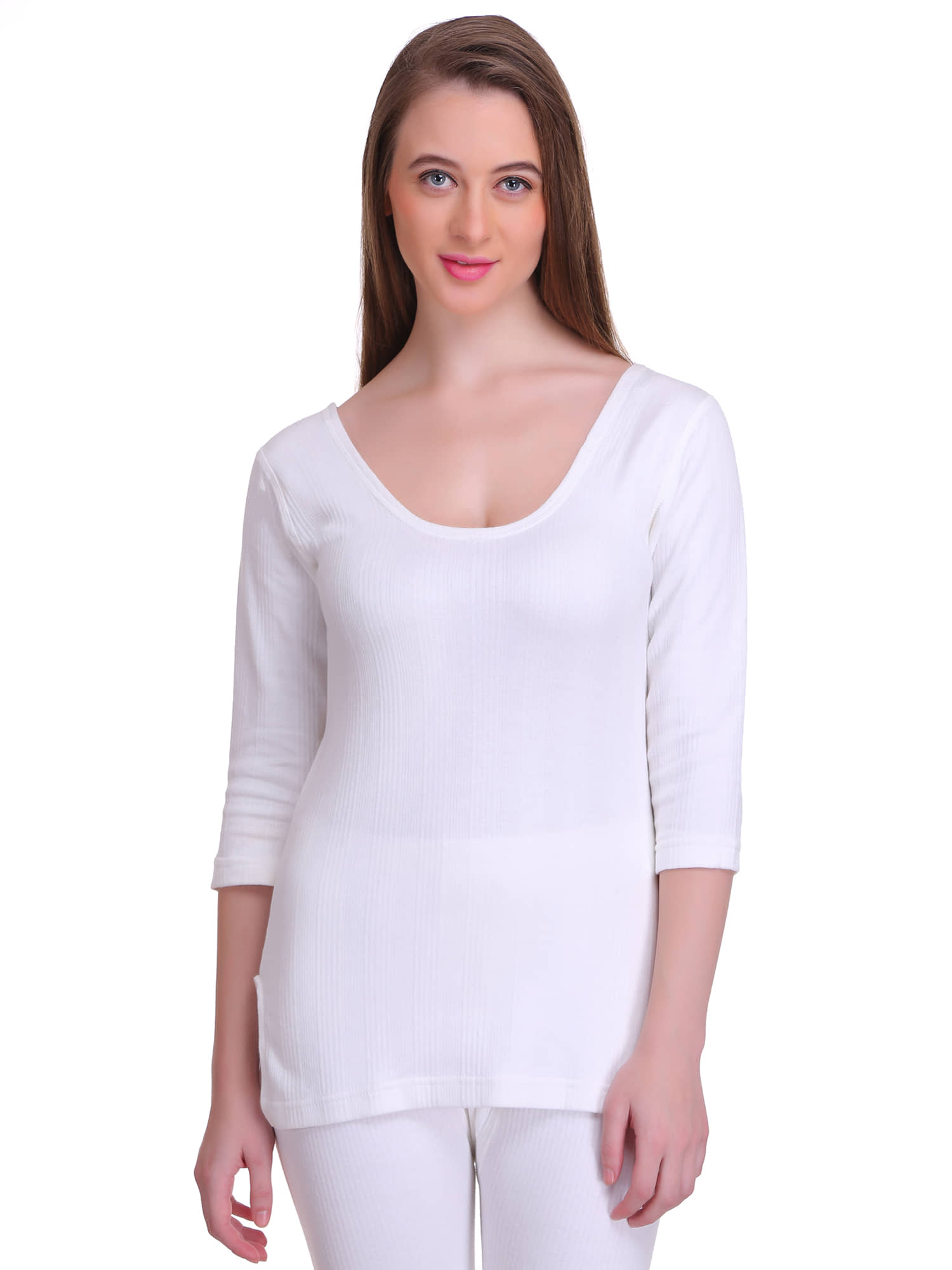 TT Cotton Blend Topwear - White