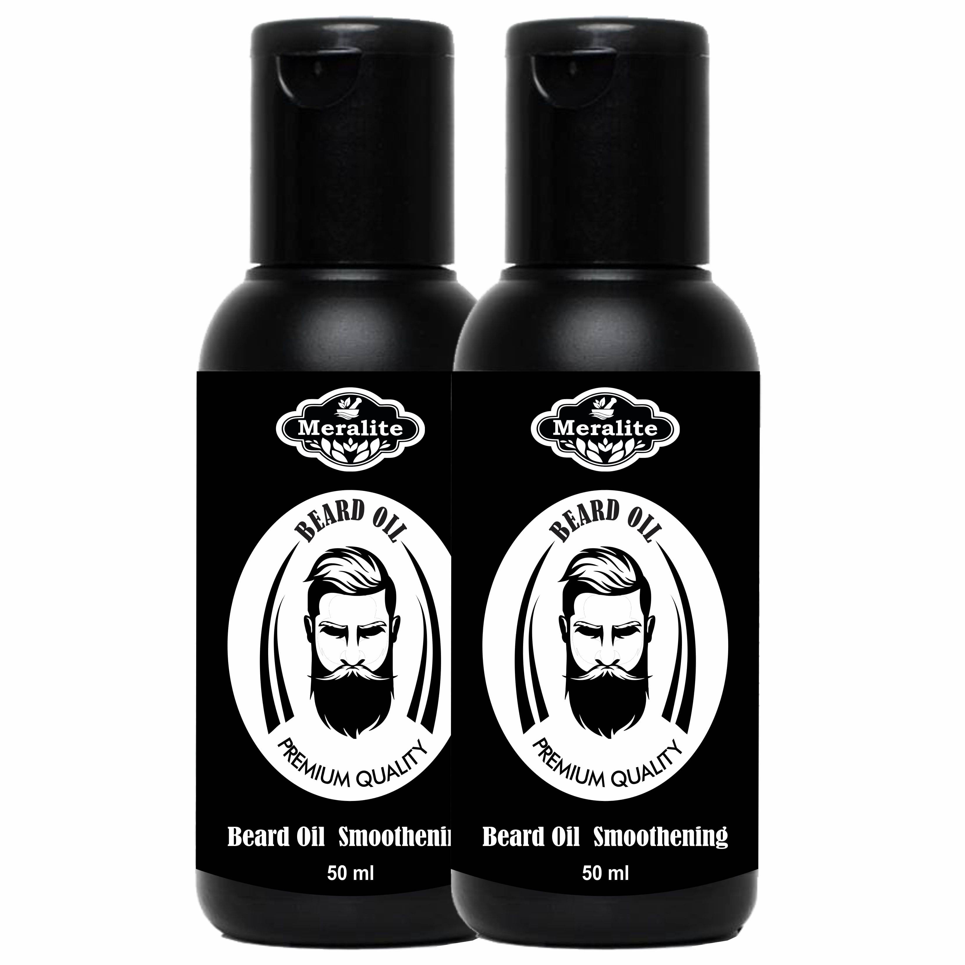     			MERALITE Classic Beard Oil Hair Oil 100 ml Pack of 2