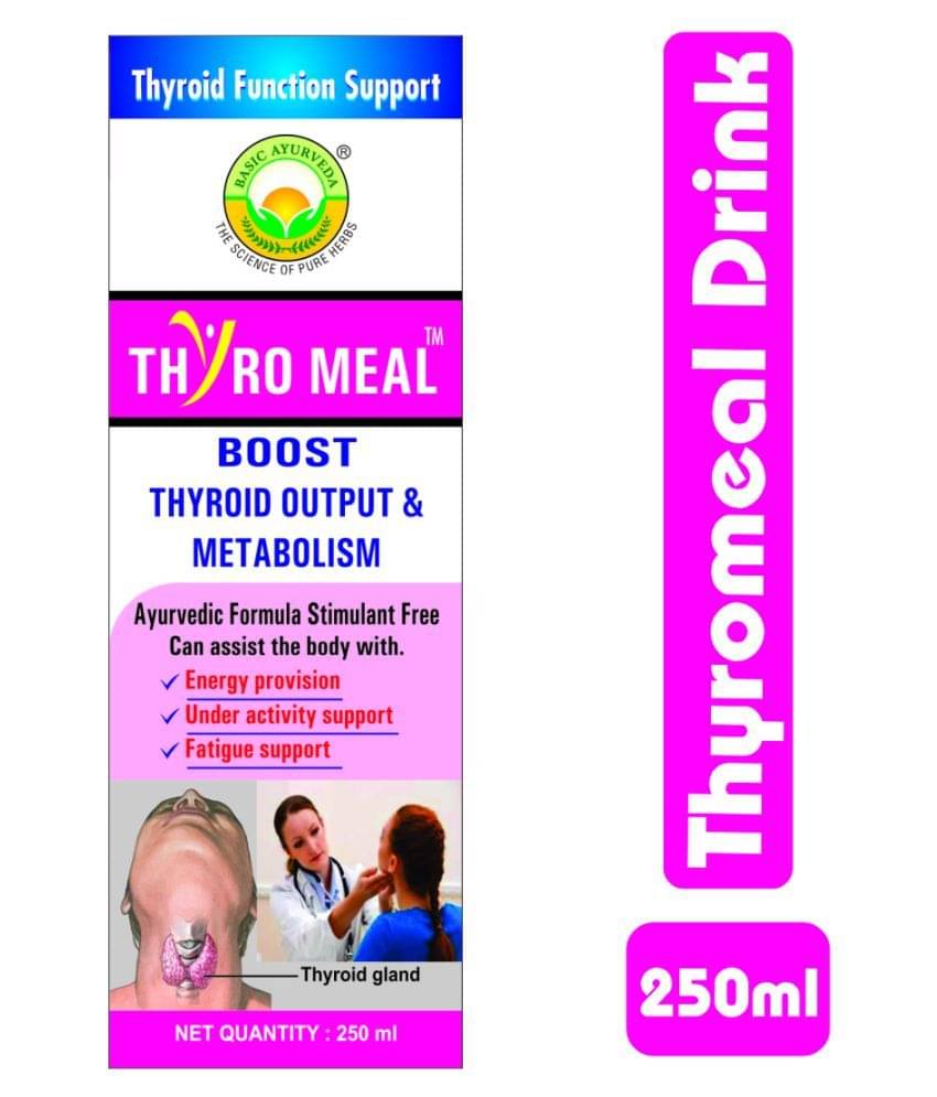Basic Ayurveda Thyro Meal(Drink) Liquid 250 ml Pack of 3 Basic Ayurveda Thyro Meal(Drink) Liquid 250 ml Pack of 3