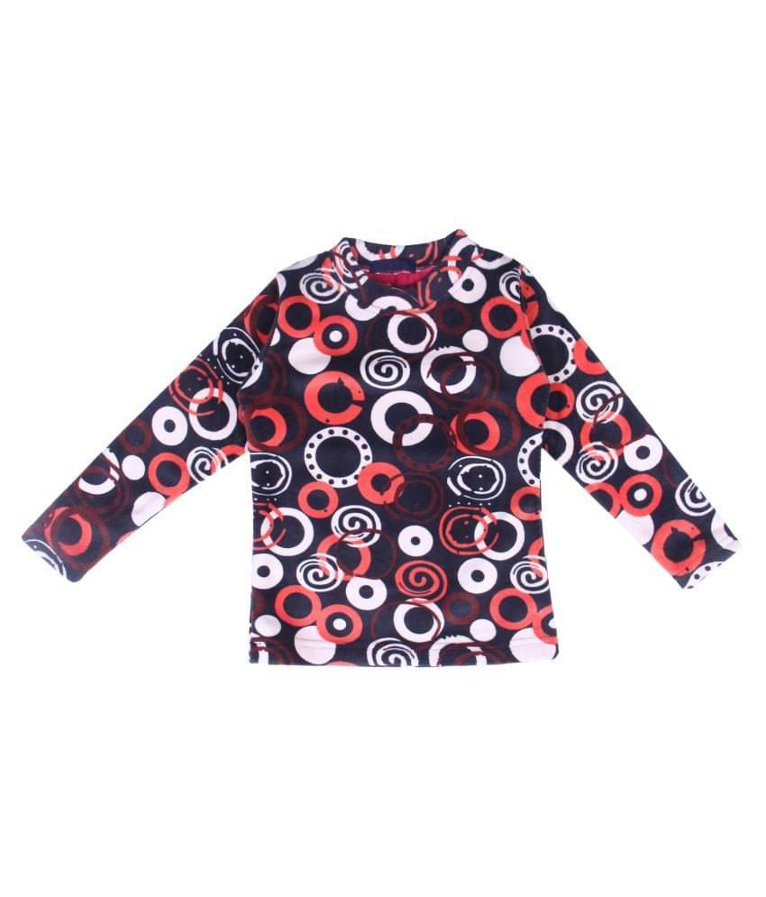     			NEUVIN Single Girls Fleece Sweatshirt ( Black )