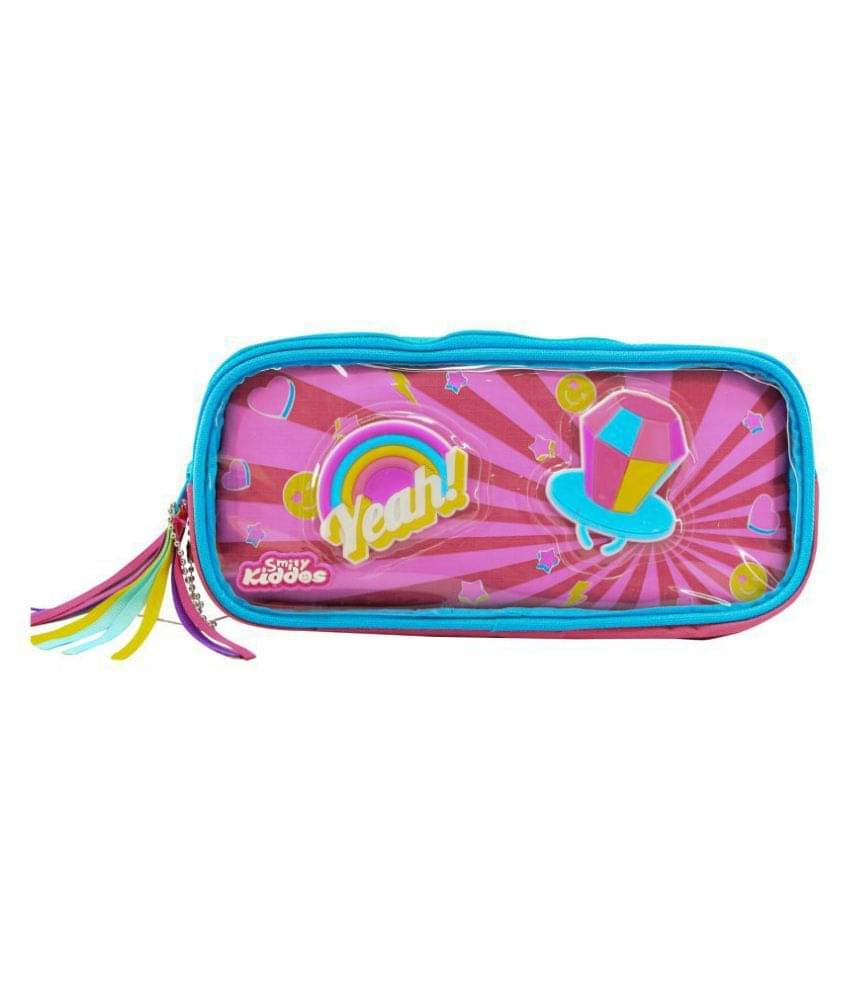     			Smily Kiddos | Fancy Transparent Pencil Case (pink) | Kids Pencil Case | School Pencil Case | Pencil Case For kids  |  Pencil Case For Boys & Girls | kids Pencil pouch |  Stylish Pencil pouch  for Girls