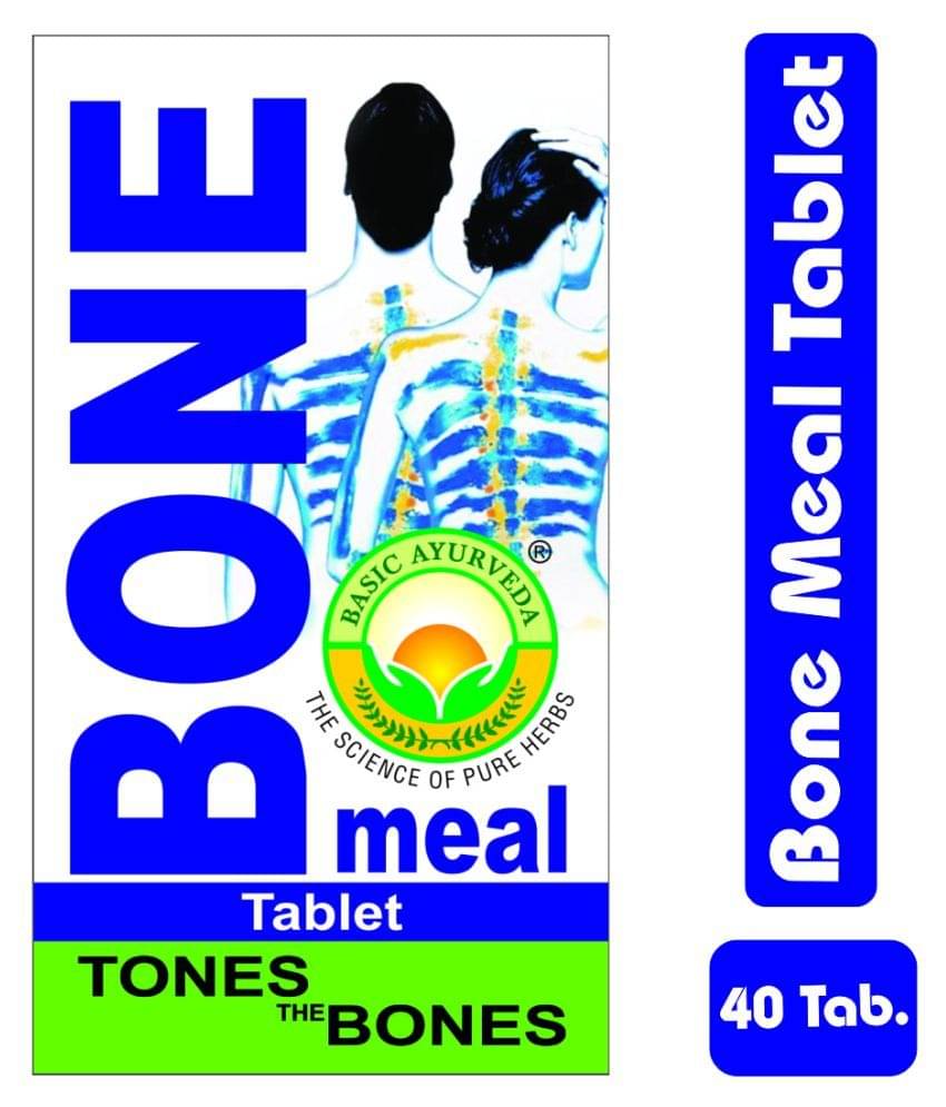     			Basic Ayurveda Bone Meal Tablet 40 no.s Pack Of 2