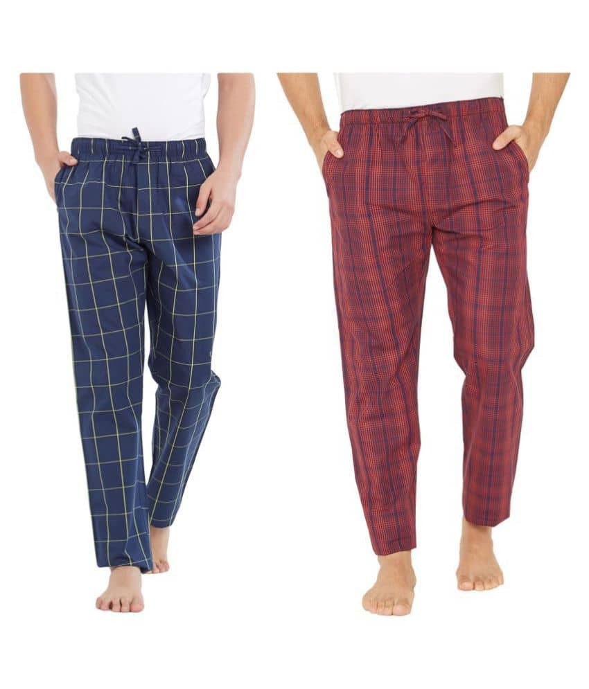 XYXX Pack of 2 Pyjama For Men's ( Multi )