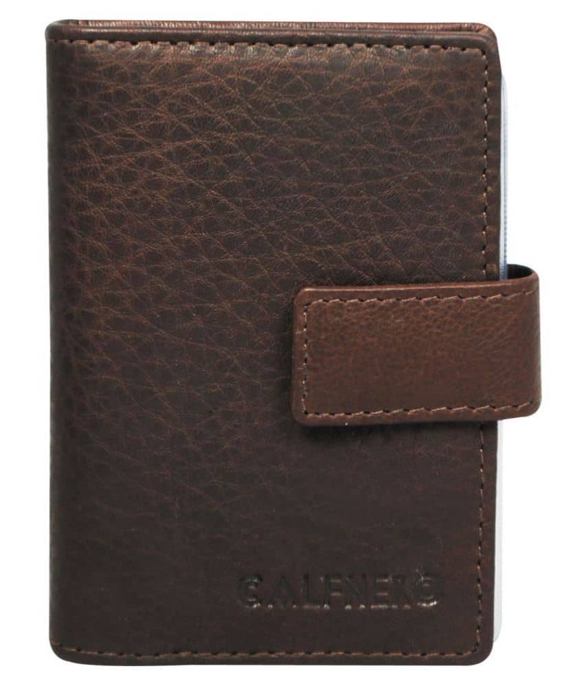 Calfnero Genuine Leather Card Case wallet