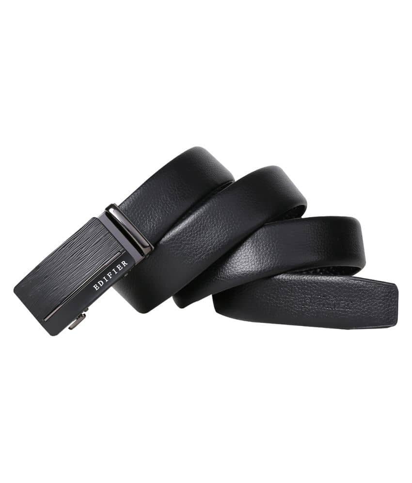 Edifier Black Leather Casual Belt