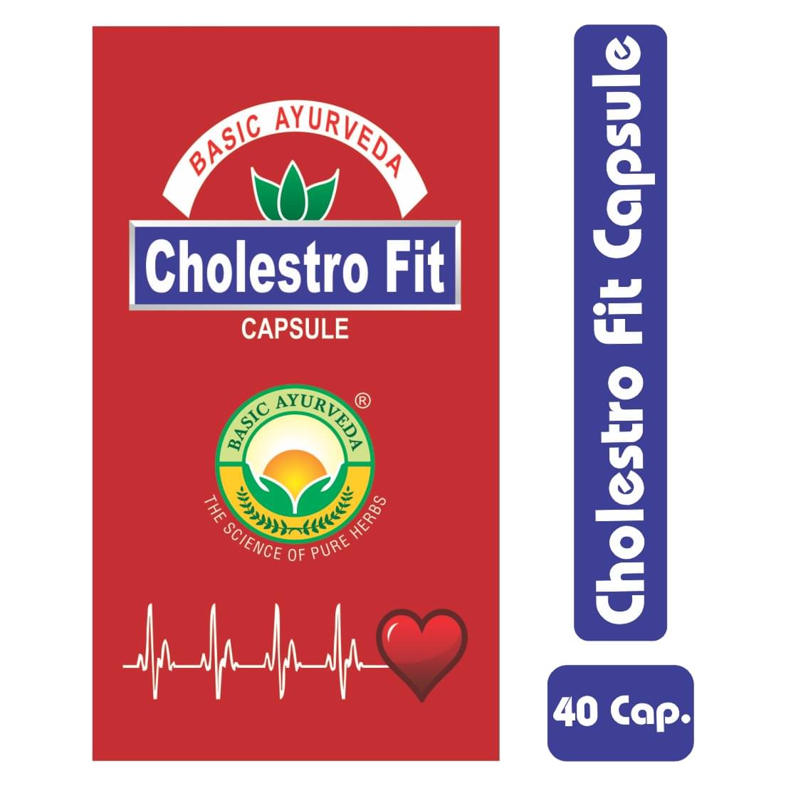 Basic Ayurveda Cholestro Fit Capsule 40 no.s Pack Of 2 Basic Ayurveda Cholestro Fit Capsule 40 no.s Pack Of 2