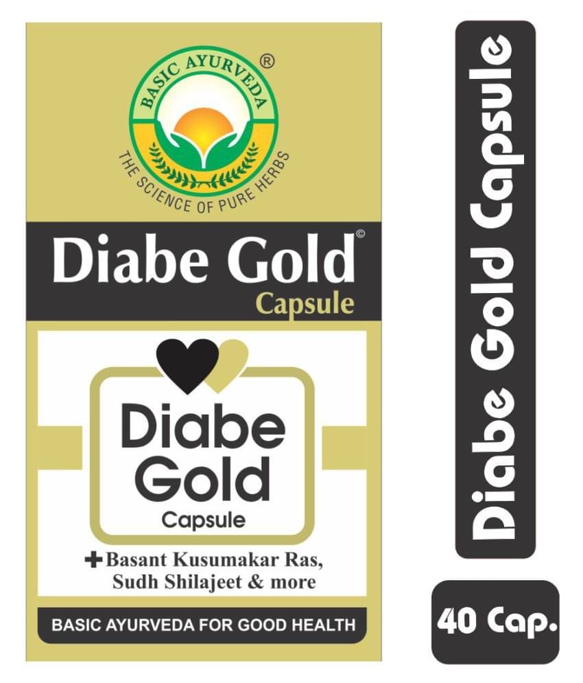     			Basic Ayurveda Diabe Gold Capsule 40 no.s Pack Of 2