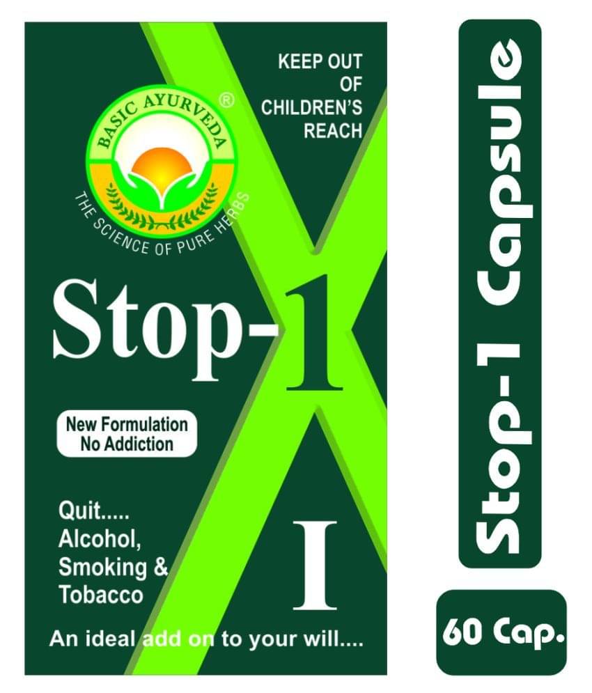     			Basic Ayurveda Stop-1 Capsule 60 no.s Pack Of 4
