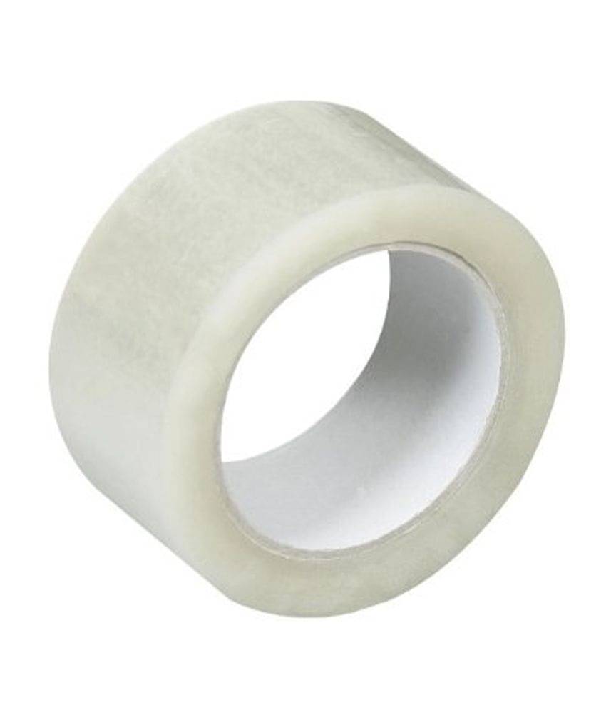     			White / Transparent Cello Tape 2", 65 Meter Pack of 2