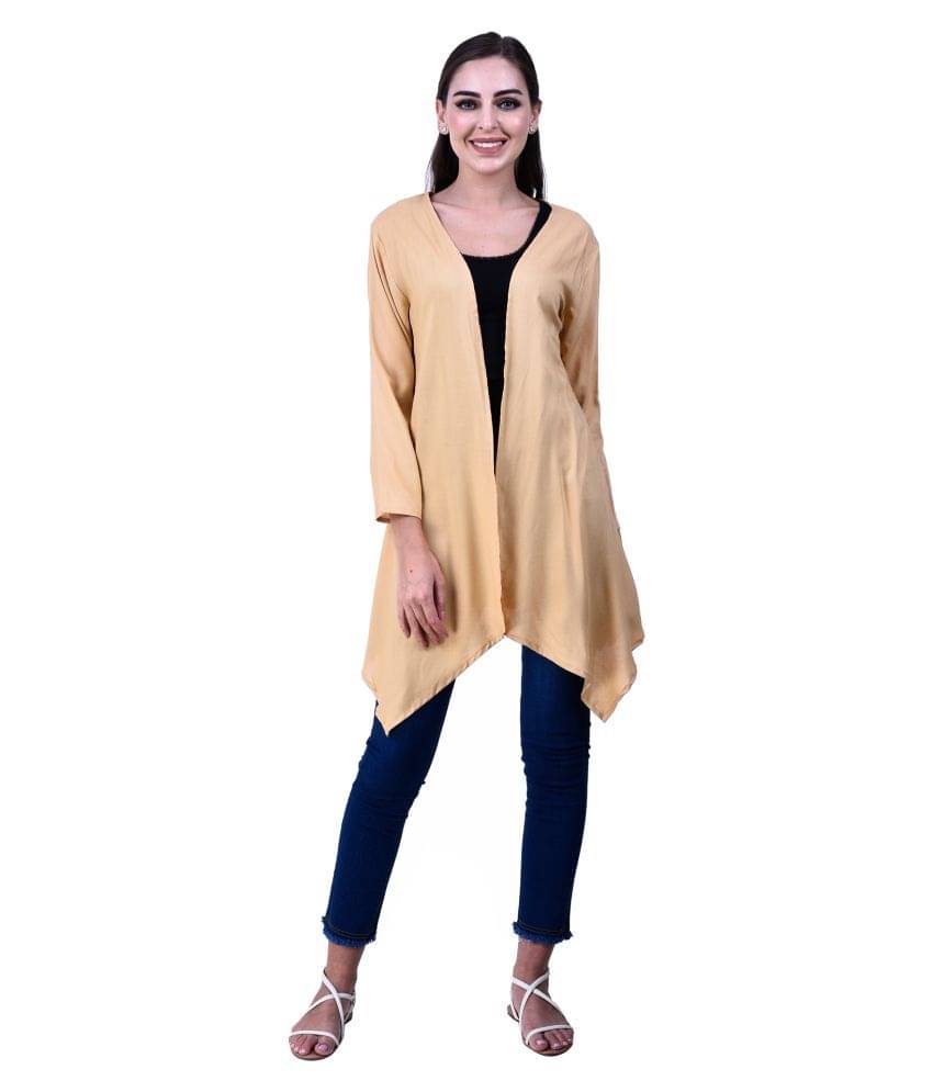     			You Forever Rayon Shrugs - Beige