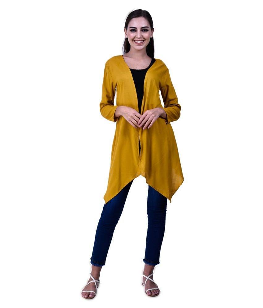     			You Forever Rayon Shrugs - Yellow