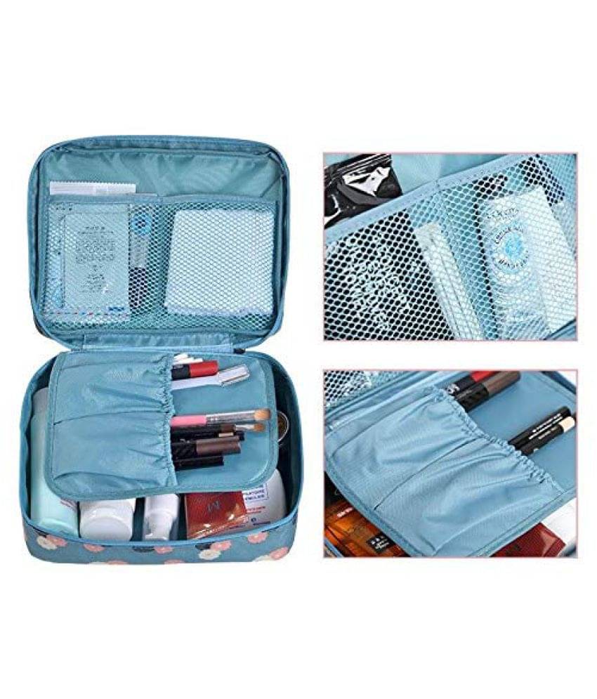     			Shopoholic Multi Color Toiletry Bag Multifunction Cosmetic Bag Travel Kit