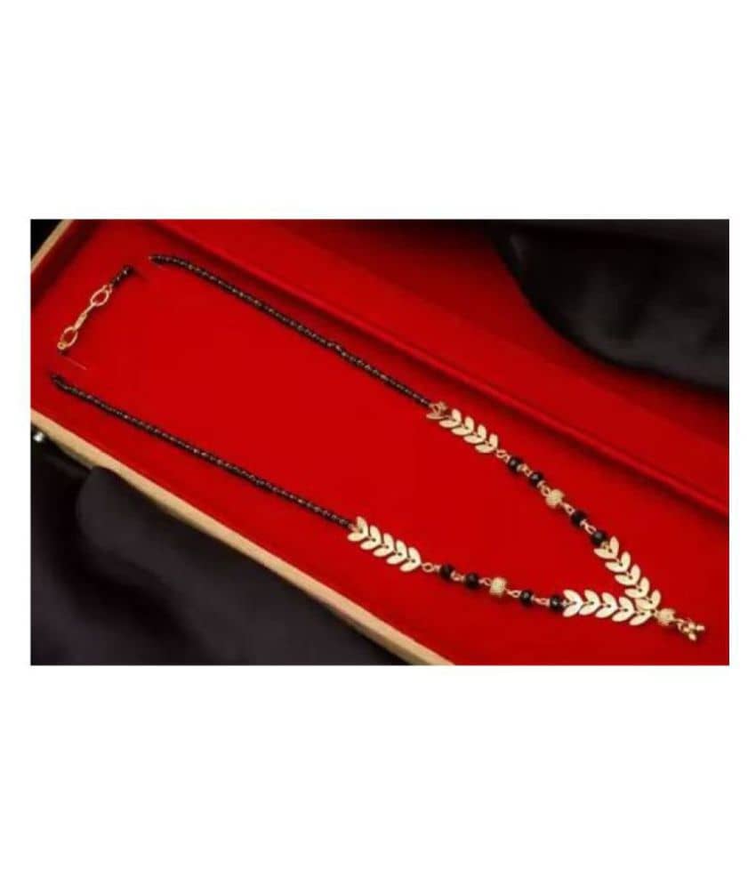 Molika Gold Plated Designer Mangalsutra for Women Latest Fashion Design Jewellery