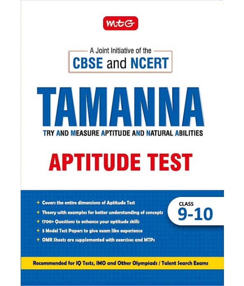 TAMANNA APTITUDE TEST CLASS-9-10 - Stationery | Buy online on ZillyBuy