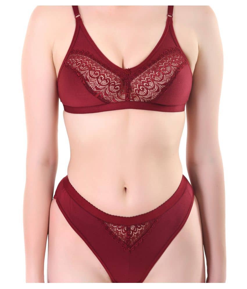 TCG Cotton Lycra Bra and Panty Set