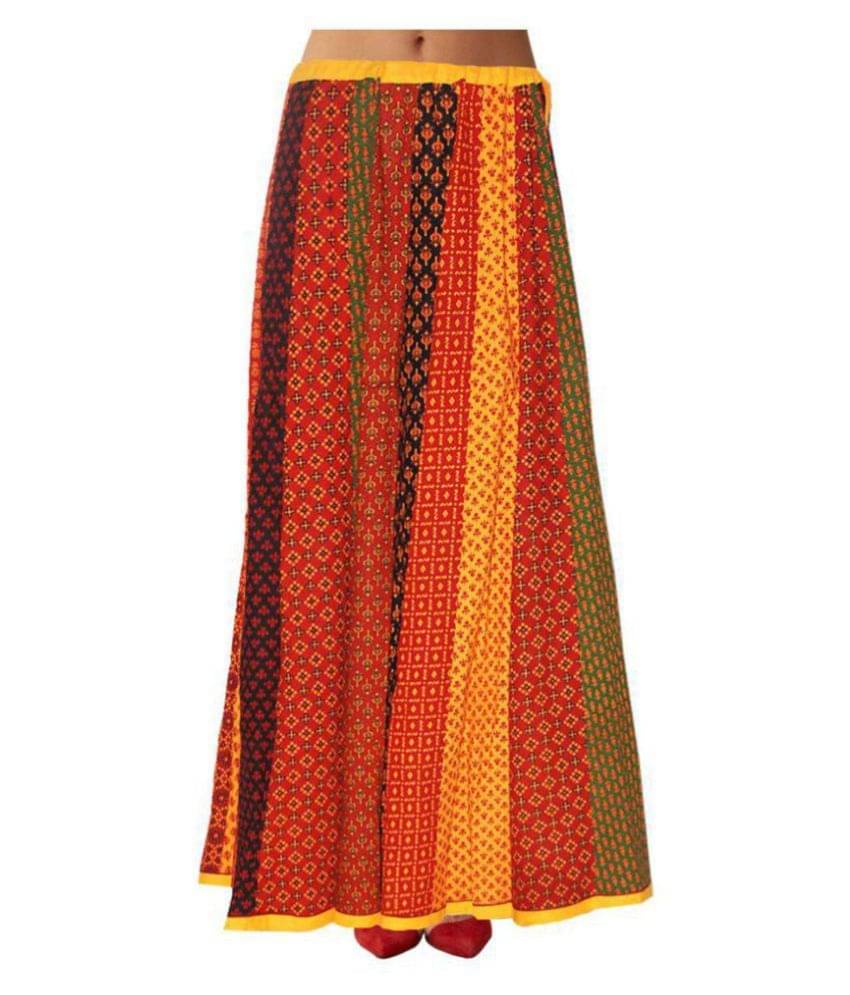 Sttoffa Cotton Straight Skirt - Multi Color Sttoffa Cotton Straight Skirt - Multi Color