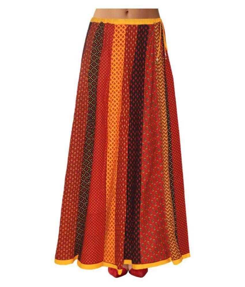 Sttoffa Cotton Straight Skirt - Multi Color Sttoffa Cotton Straight Skirt - Multi Color