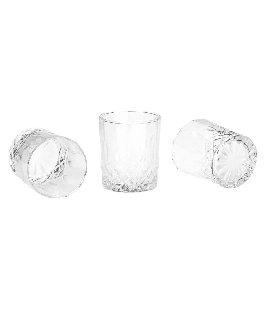     			Somil Whisky  Glasses Set,  200 ML - (Pack Of 3)