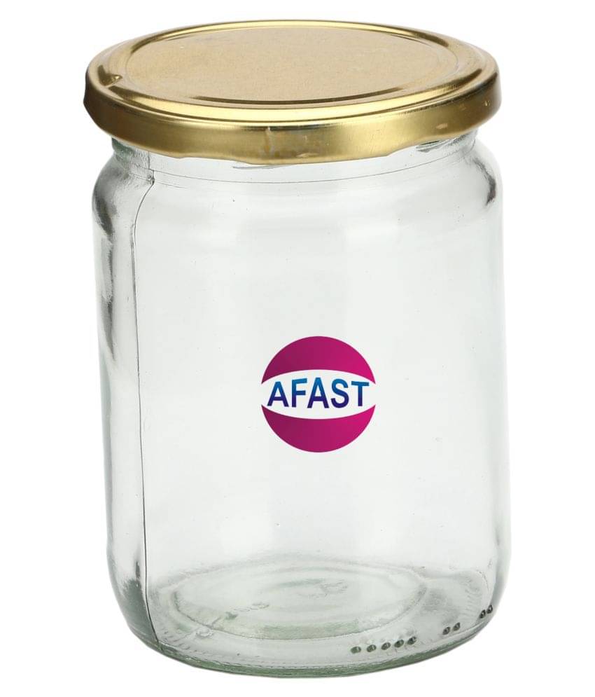     			Somil Glass Container, Transparent, Pack Of 1, 300 ml
