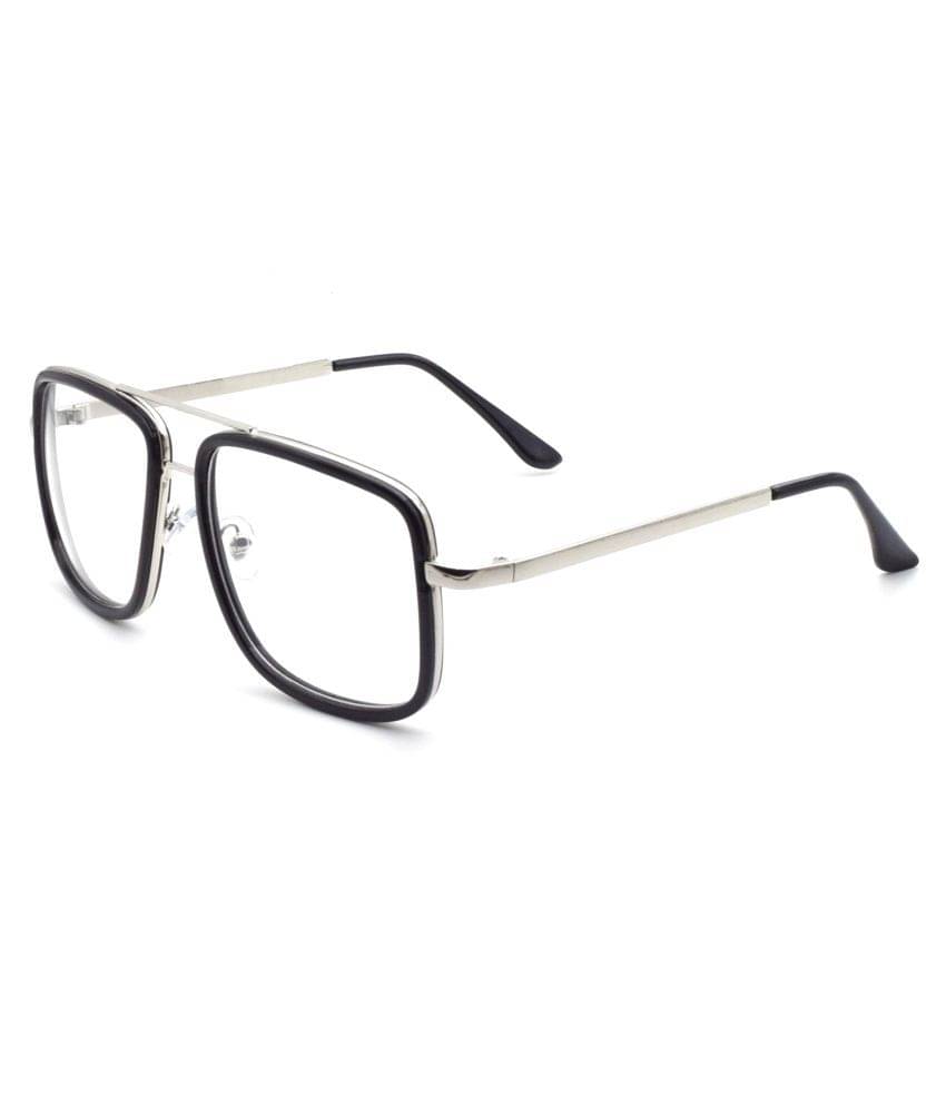     			Peter Jones Silver Square Spectacle Frame TA001S