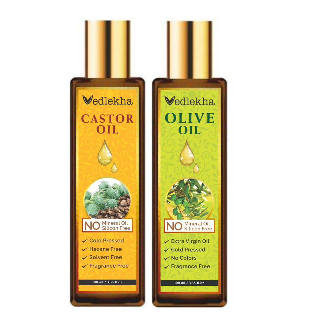     			Vedlekha - Hair Growth Castor Oil 100 ml ( Pack of 2 )