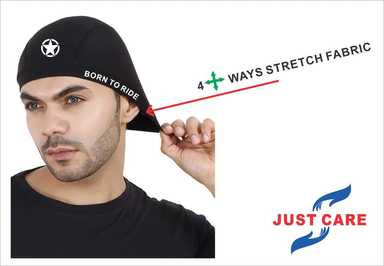 JUST CARE. Black Polyester