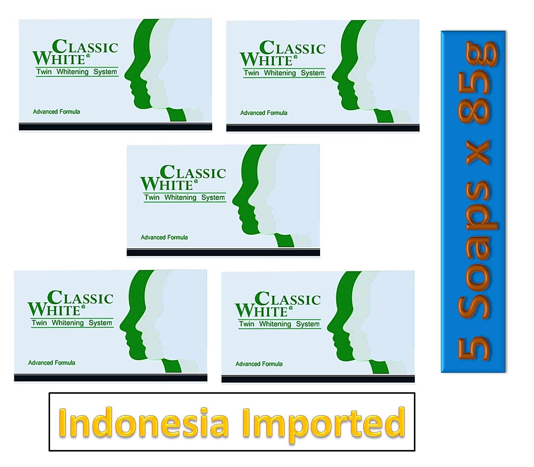     			Classic White Twin Skin Whitening Soap Herbal/Ayurvedic Baby Soap 425 g ( 5 or more pcs )