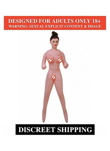 3d sex doll Kiara 5ft 3in Chocolate Doll with Vibration, Suction, and Voice - Sex Toys