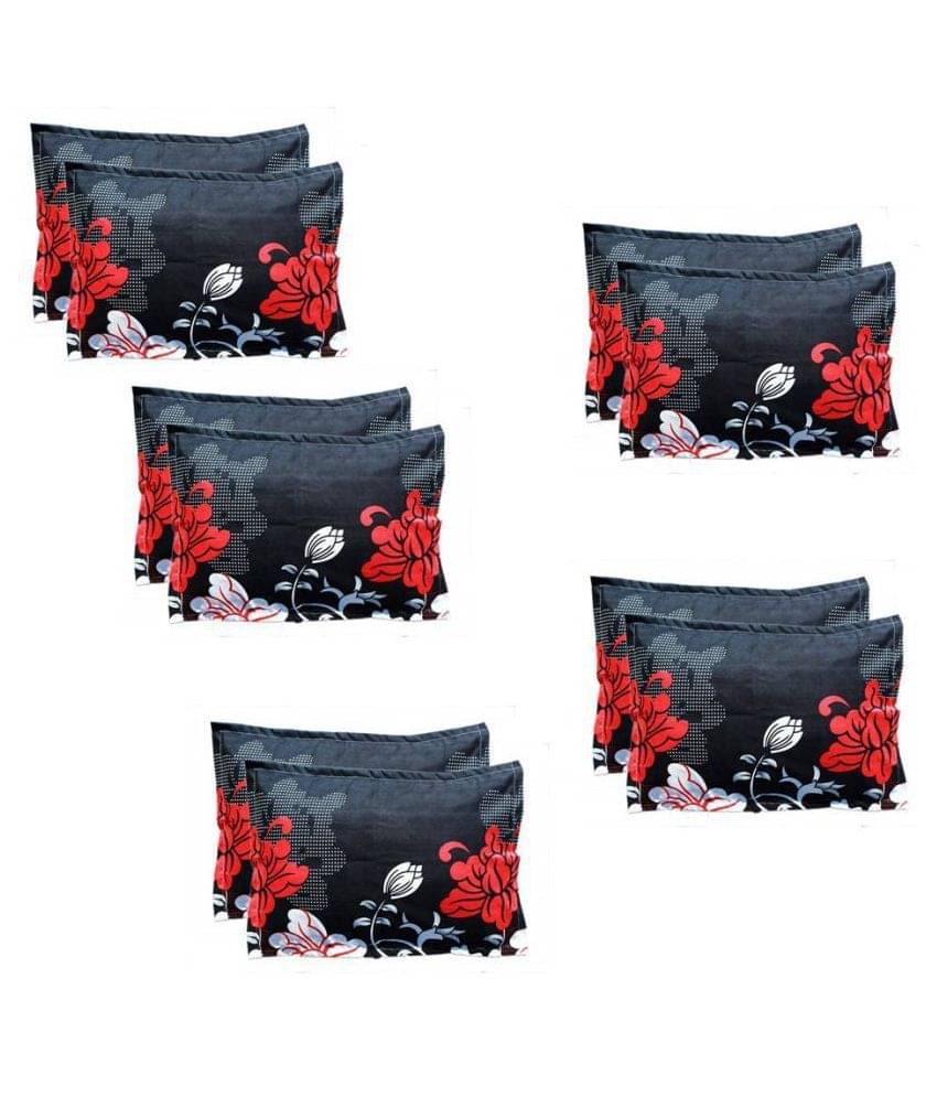     			ZCI Pack of 10 Multi-Colour Pillow Cover