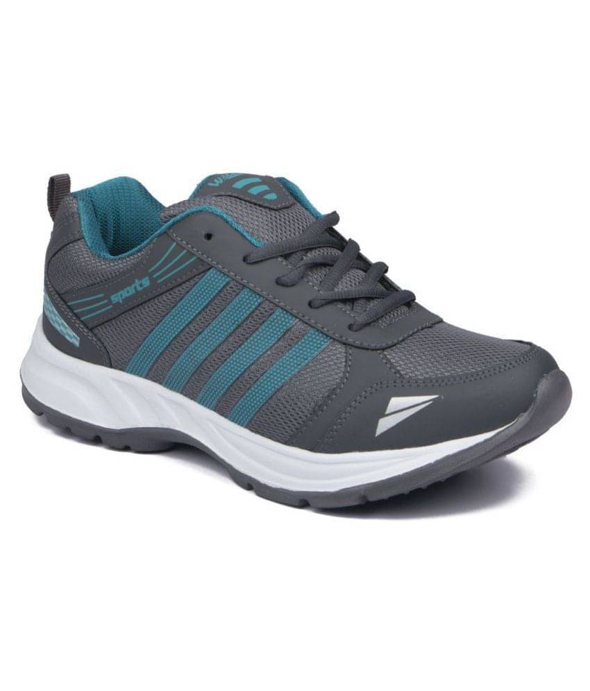 ASIAN WONDER-13 Gray Men's Sports Running Shoes ASIAN WONDER-13 Gray Men's Sports Running Shoes