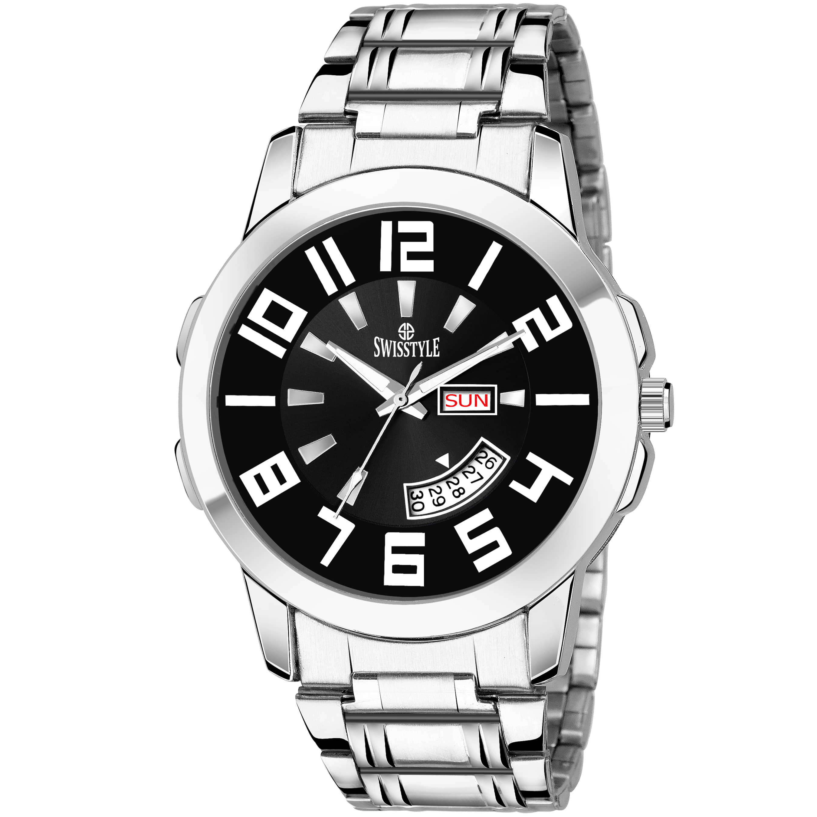 Swisstyle - Silver Stainless Steel Analog Men's Watch