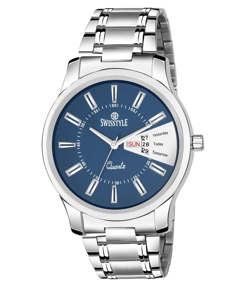     			Swisstyle - Silver Stainless Steel Analog Men's Watch