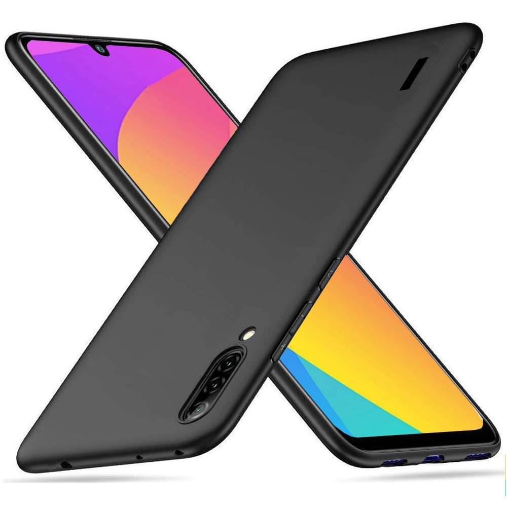     			Xiaomi Mi A3 Plain Cases BEING STYLISH - Black