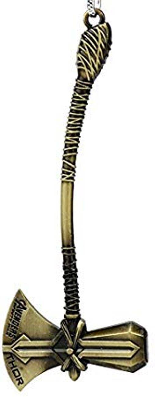 ZYZTA Avengers Infinity War Thor Golden Axe Sword Key Chain     			ZYZTA Avengers Infinity War Thor Golden Axe Sword Key Chain