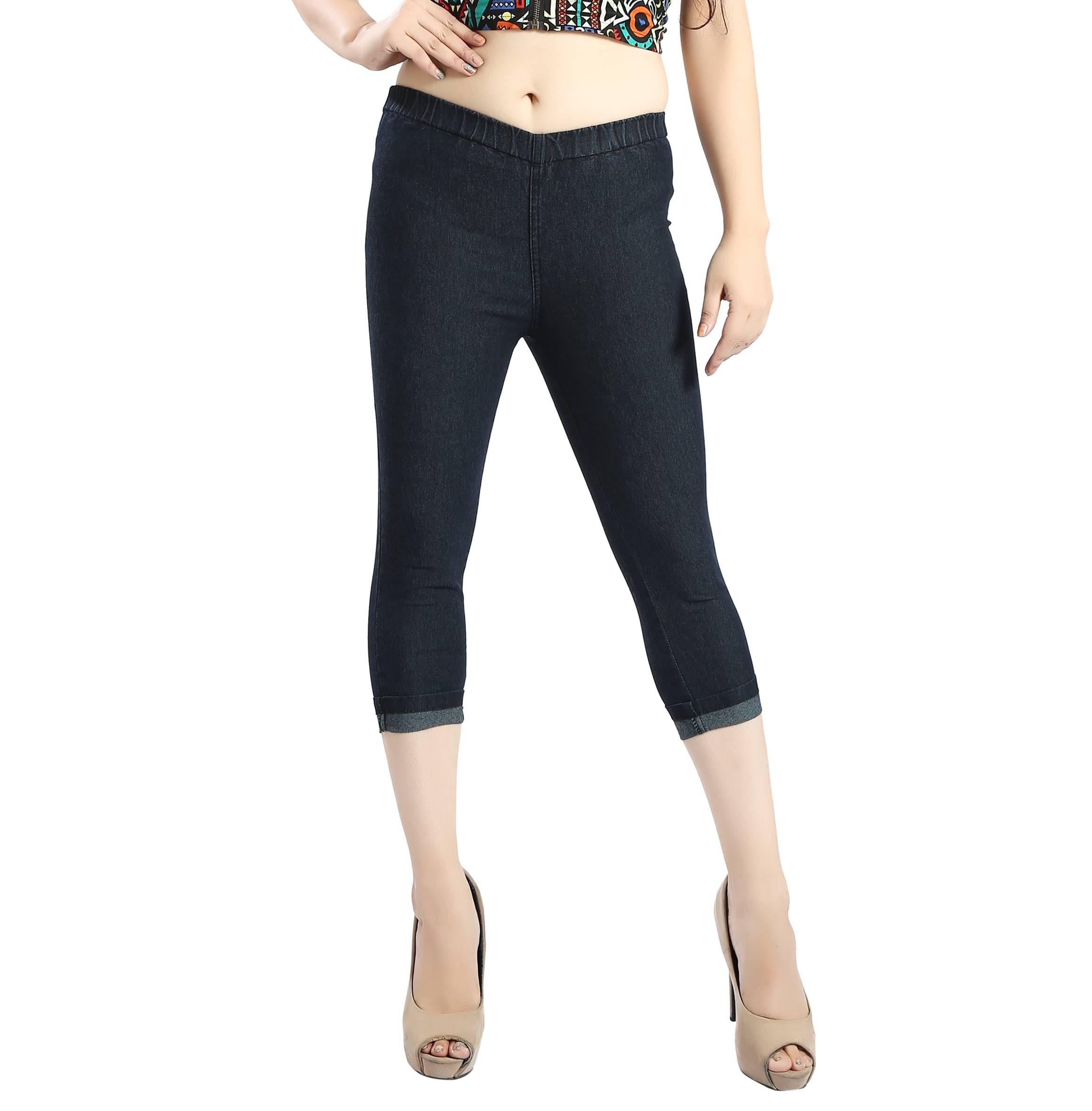     			FCK-3 Denim Jeggings - Black