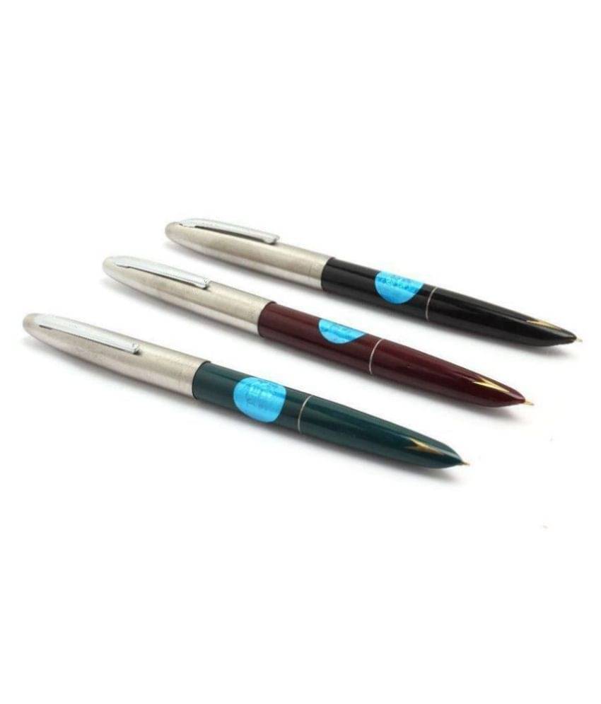     			Srpc - Multicolor Fine Line Fountain Pen (Pack of 3)