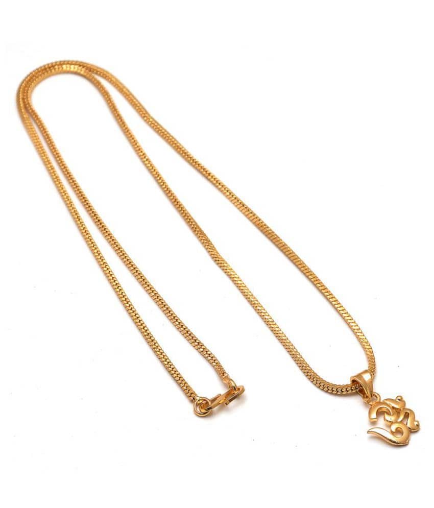 Jewar Mandi - Golden Pendant set ( Pack of 1 )
