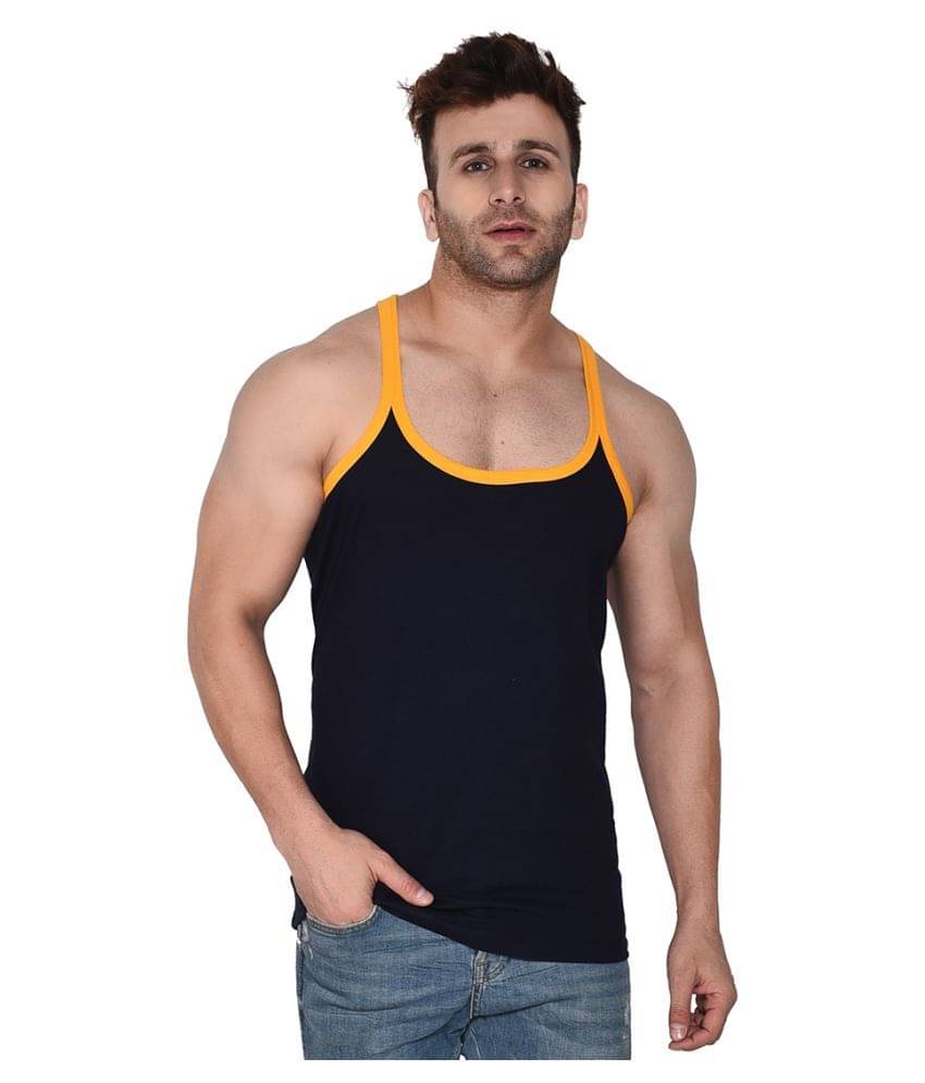 Tfurnish Black Sleeveless Vests Single     			Tfurnish Black Sleeveless Vests Single