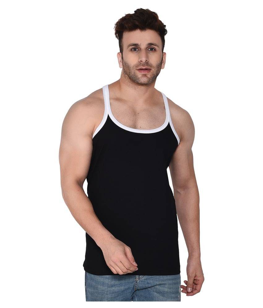 Tfurnish Black Sleeveless Vests Single Tfurnish Black Sleeveless Vests Single