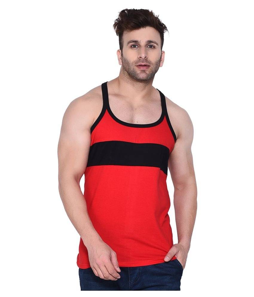 Tfurnish Rough Red Sleeveless Vests Single Tfurnish Rough Red Sleeveless Vests Single